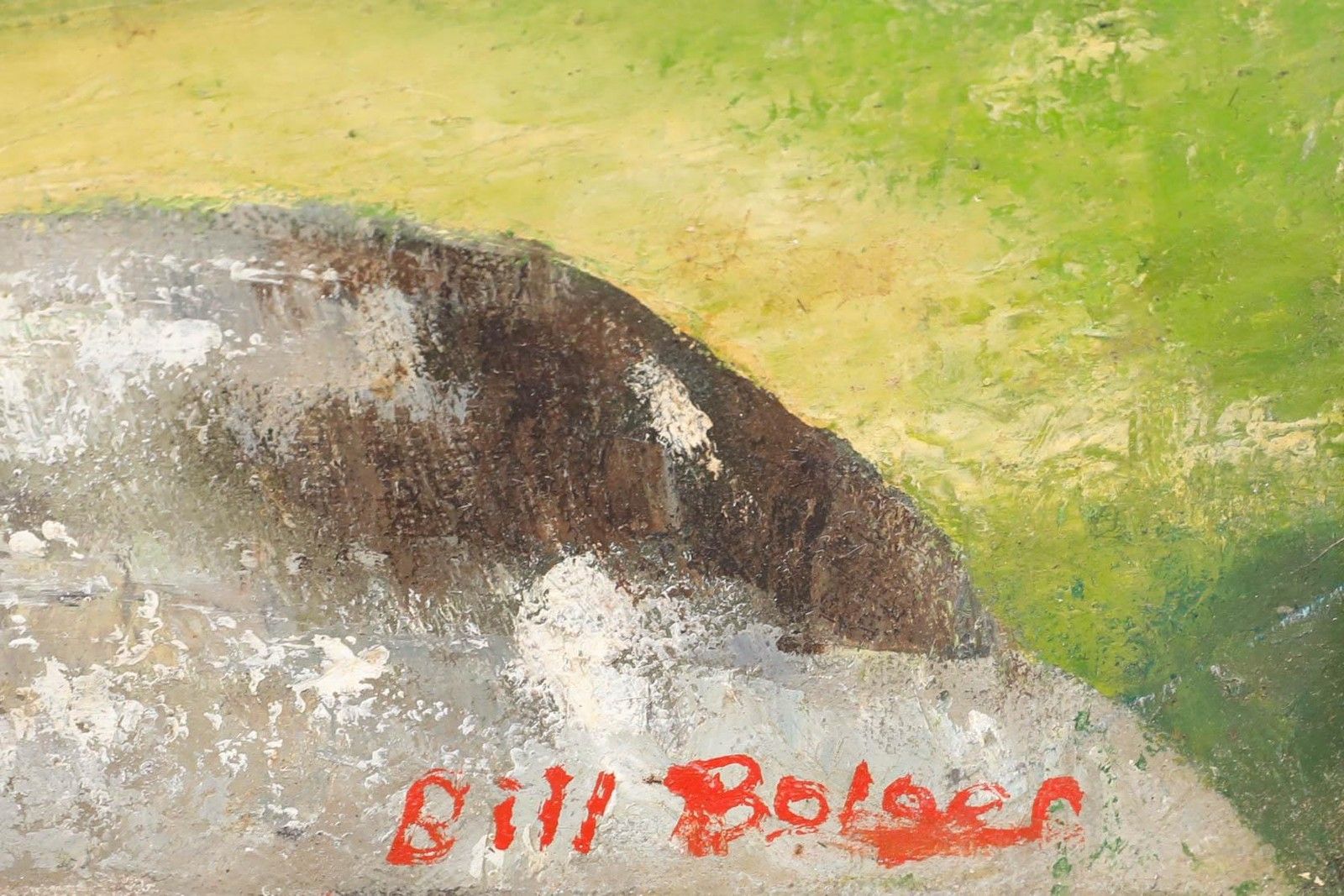 Bill Bolger (1940 2024) 20th Century Oil, View From The Limestone Cliffs photo vinterior