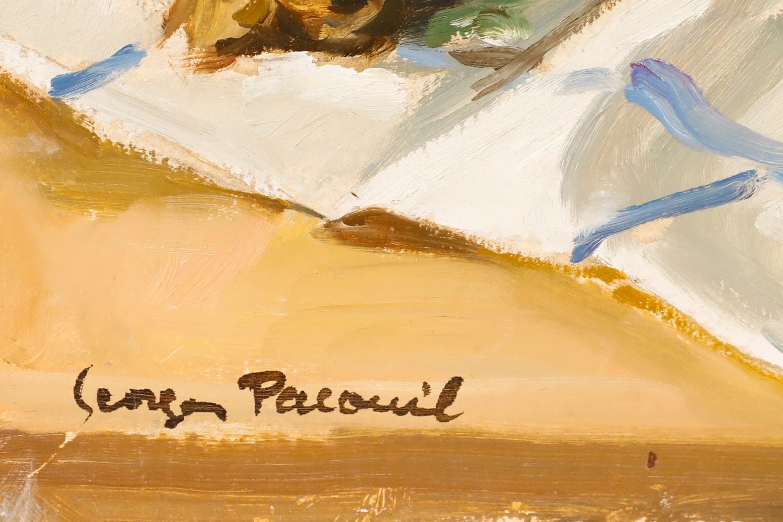 Georges Pacouil (1903 1996) Mid 20th Century Oil, Still Life Of A Hen Pheasant photo 338.0
