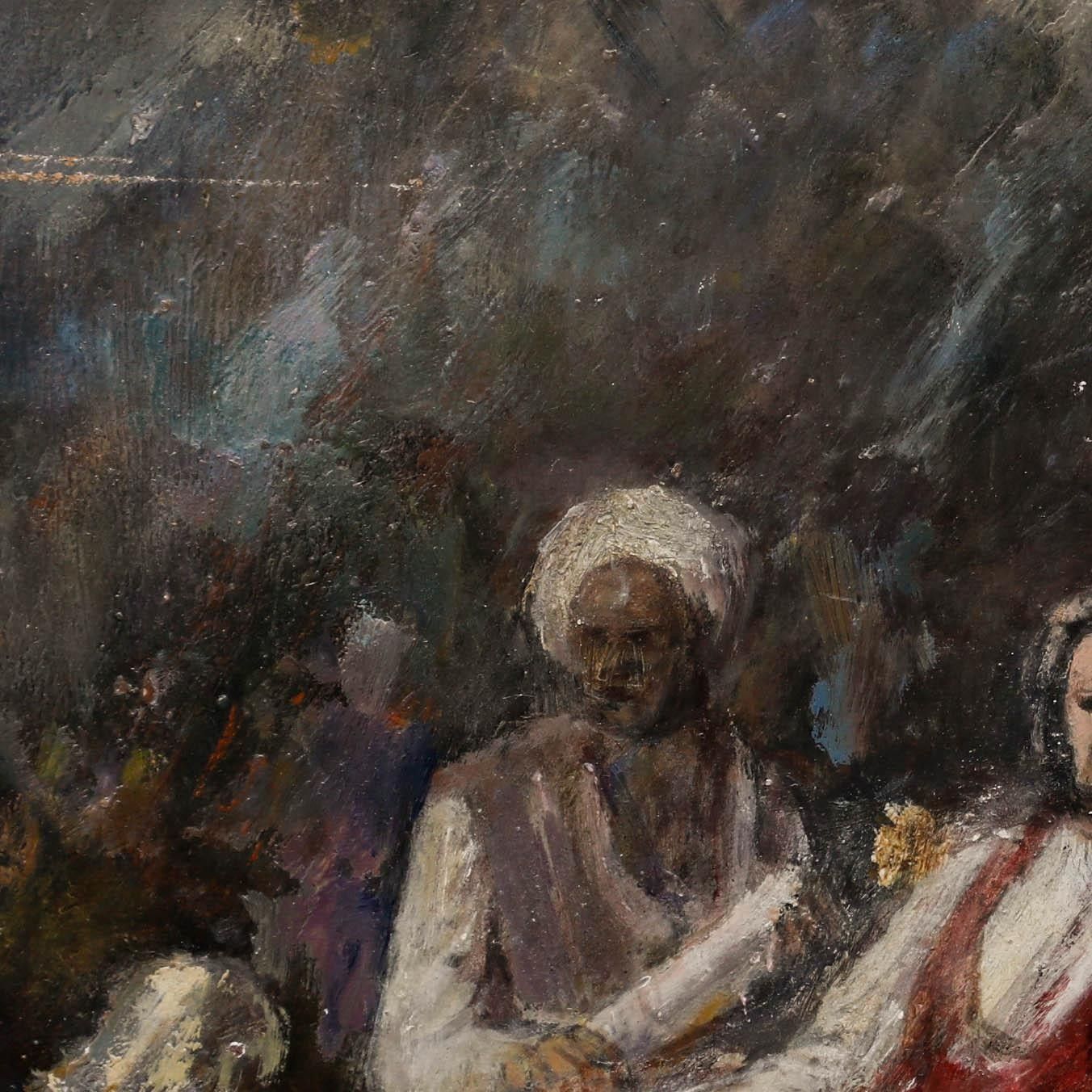 George Weissbort (1928 2013) 20th Century Oil, Gifts For The King photo Art