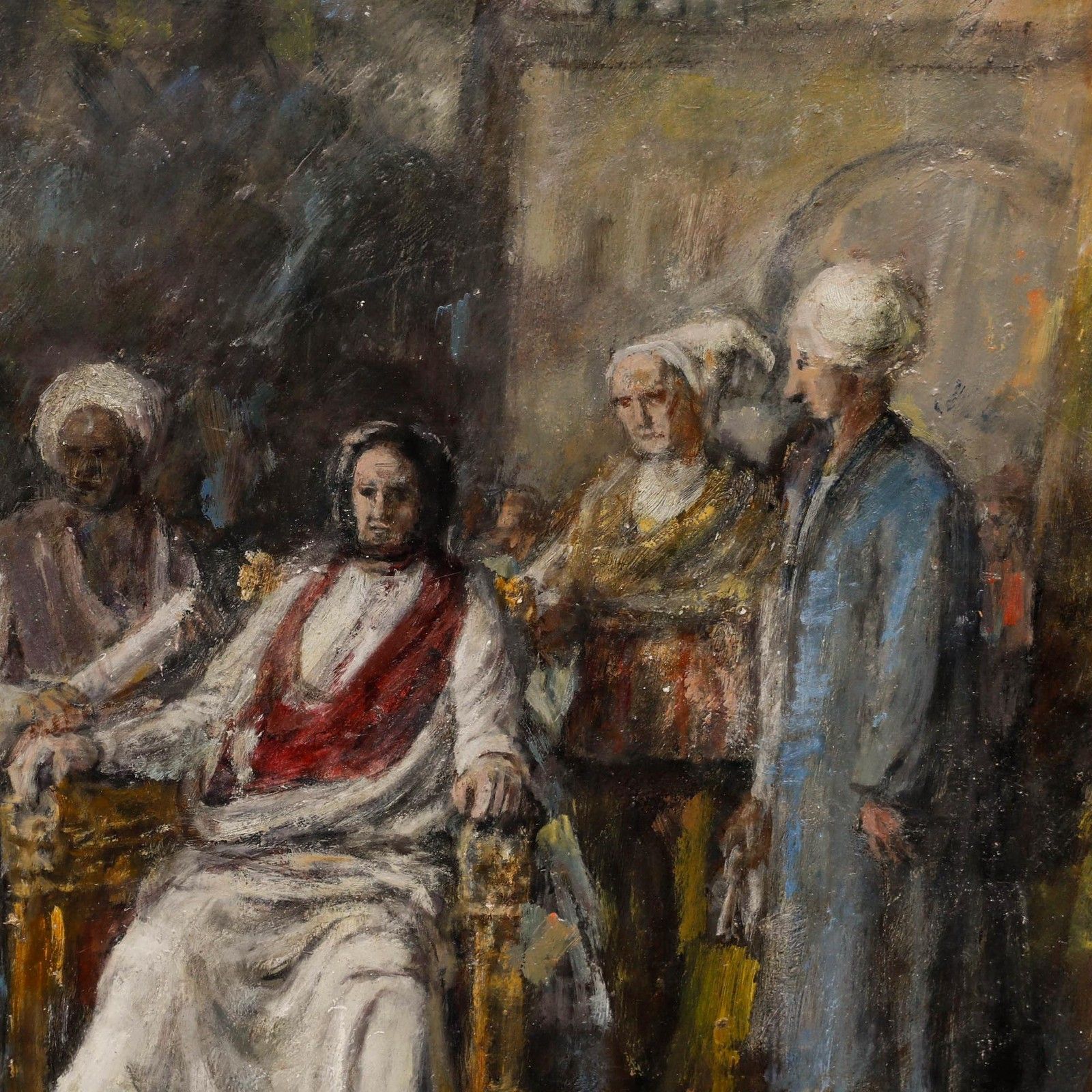 George Weissbort (1928 2013) 20th Century Oil, Gifts For The King photo 324.0