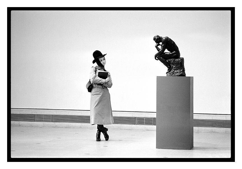 Arthur Steel 'The Thinkers' Unframed Silver Gelatin Fibre Print photo furniture