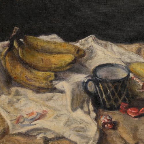 George Weissbort (1928 2013) 20th Century Oil, Foiled Sweets & Bananas photo Art