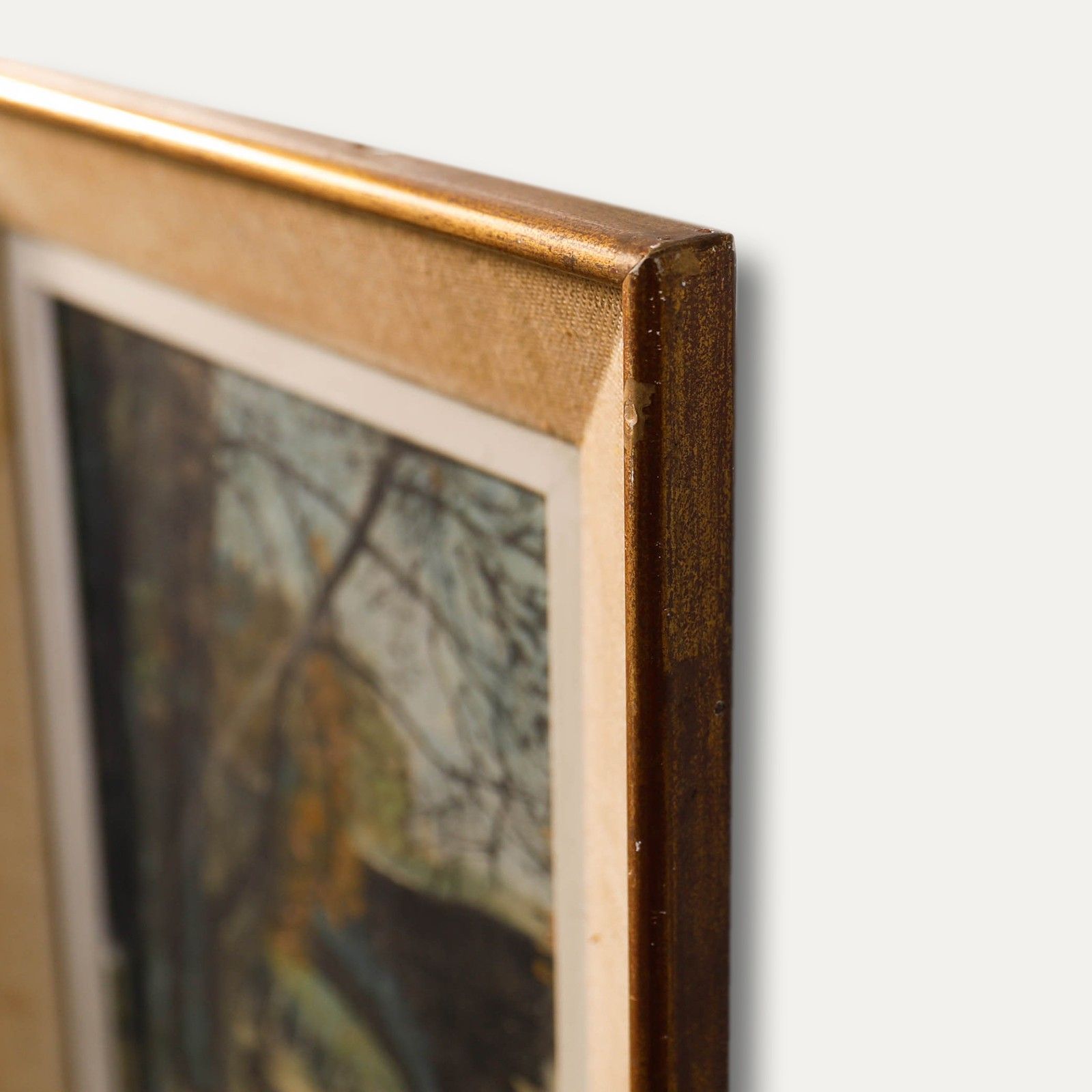 Pilou Framed Mid 20th Century Oil, Fishing Near The Bridge photo 190.0