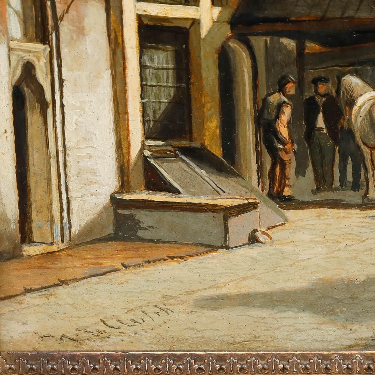 Framed 19th Century Oil Town Street Scene photo buy