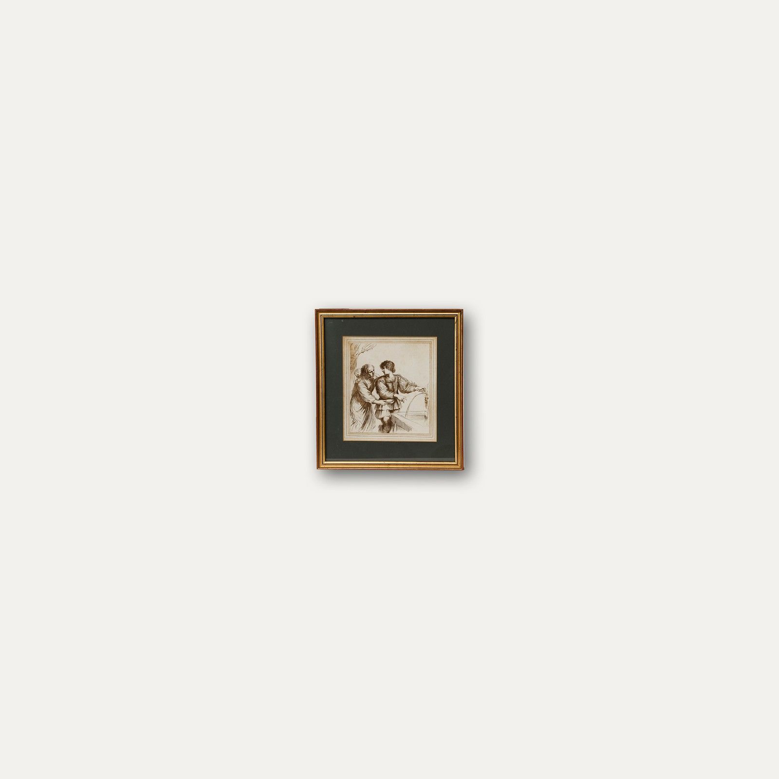 William Wynne Ryland After Guercino 18th Century Etching, At The Well photo vinterior