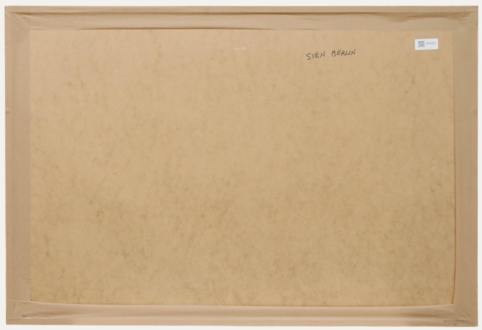 Sven Berlin (1911 1999) Framed 20th Century Oil, Yellow Sun photo for sale