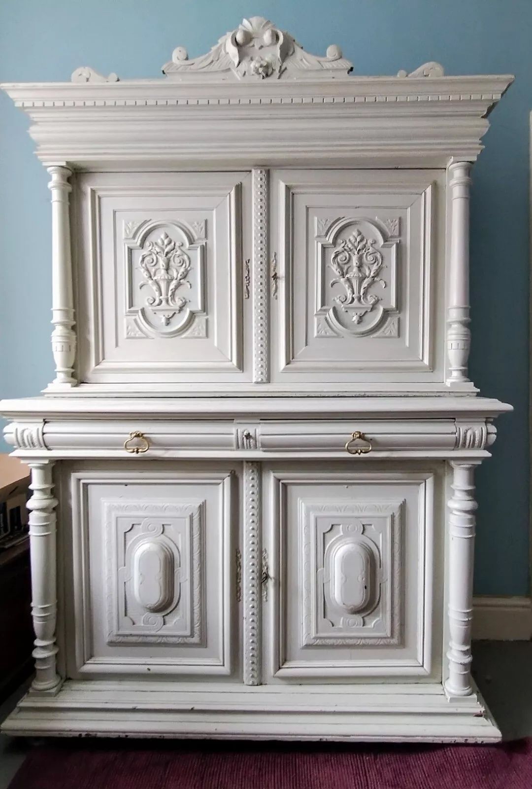 Late 17th Century/Early18th Century French Antique Dresser/Buffet Aux Deux Corps photo for sale