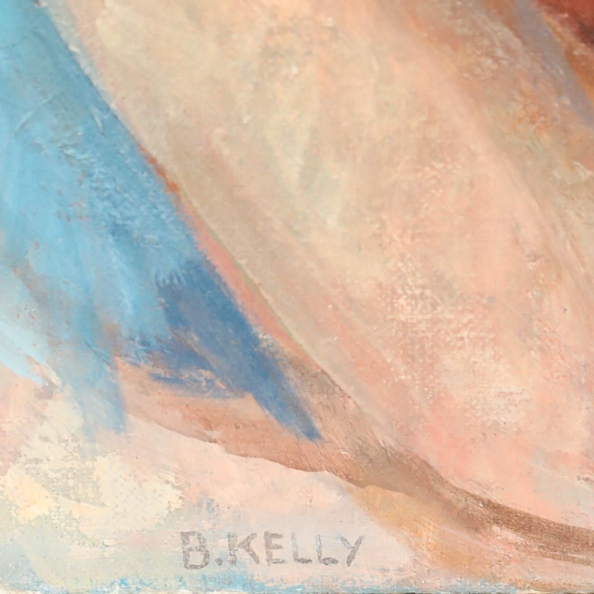 Bernadette Kelly (B.1933) 2008 Oil, Sleeping Girl In Pink photo buy