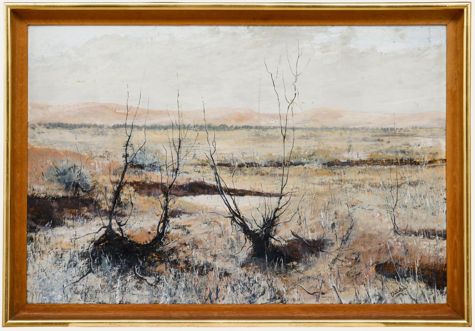 David Clyde Dridan (B.1932) Australian School 1962 Oil, Willockra