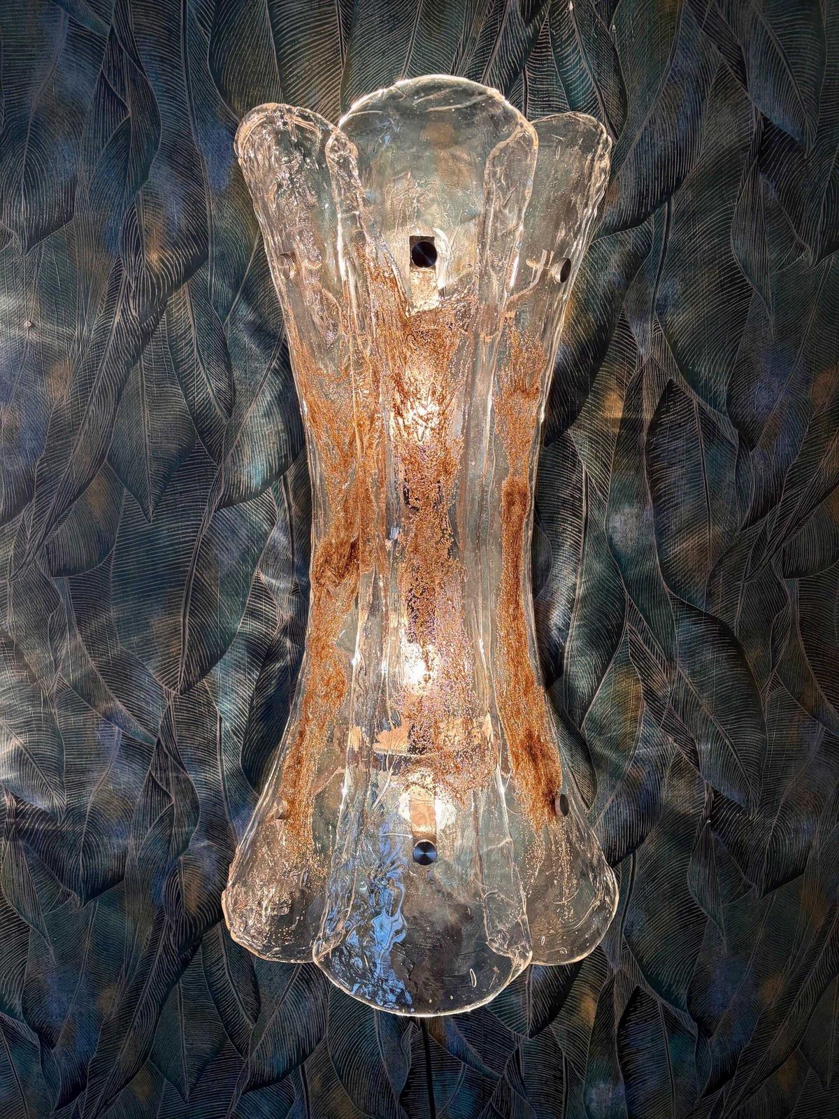 A Pair Of Xxl Murano Wall Lamps By Carlo Nason For Mazzega photo 5989.0