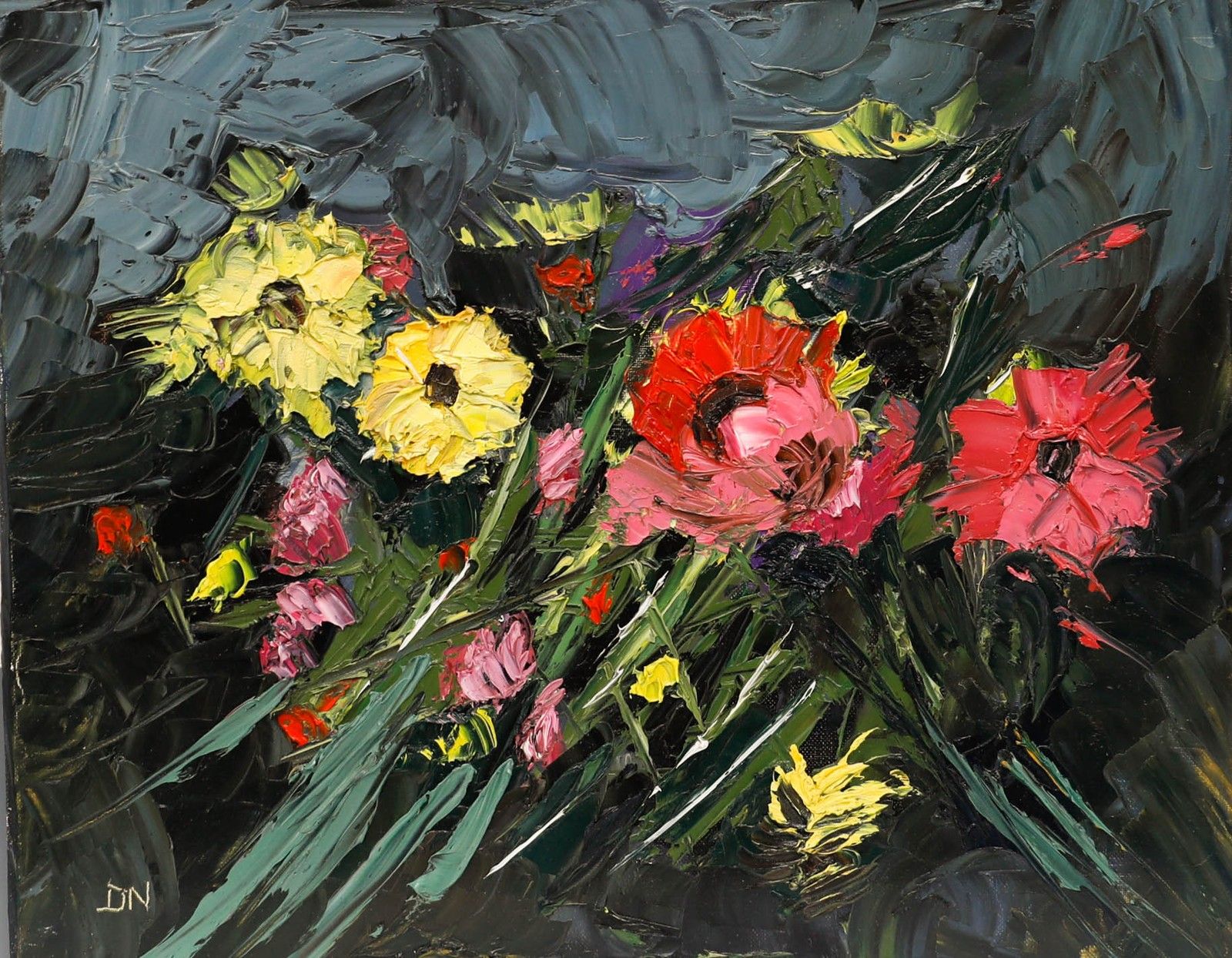 Daniel Nichols Contemporary Oil, Summer Flowers