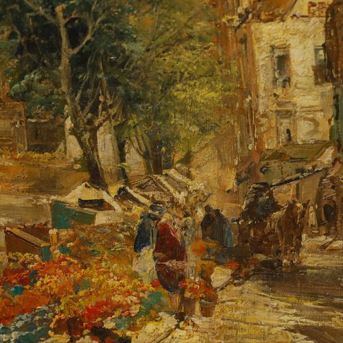 Jan De Vogel Dutch (1909 1984)  1956 Oil, Culemborg, Netherlands photo Art