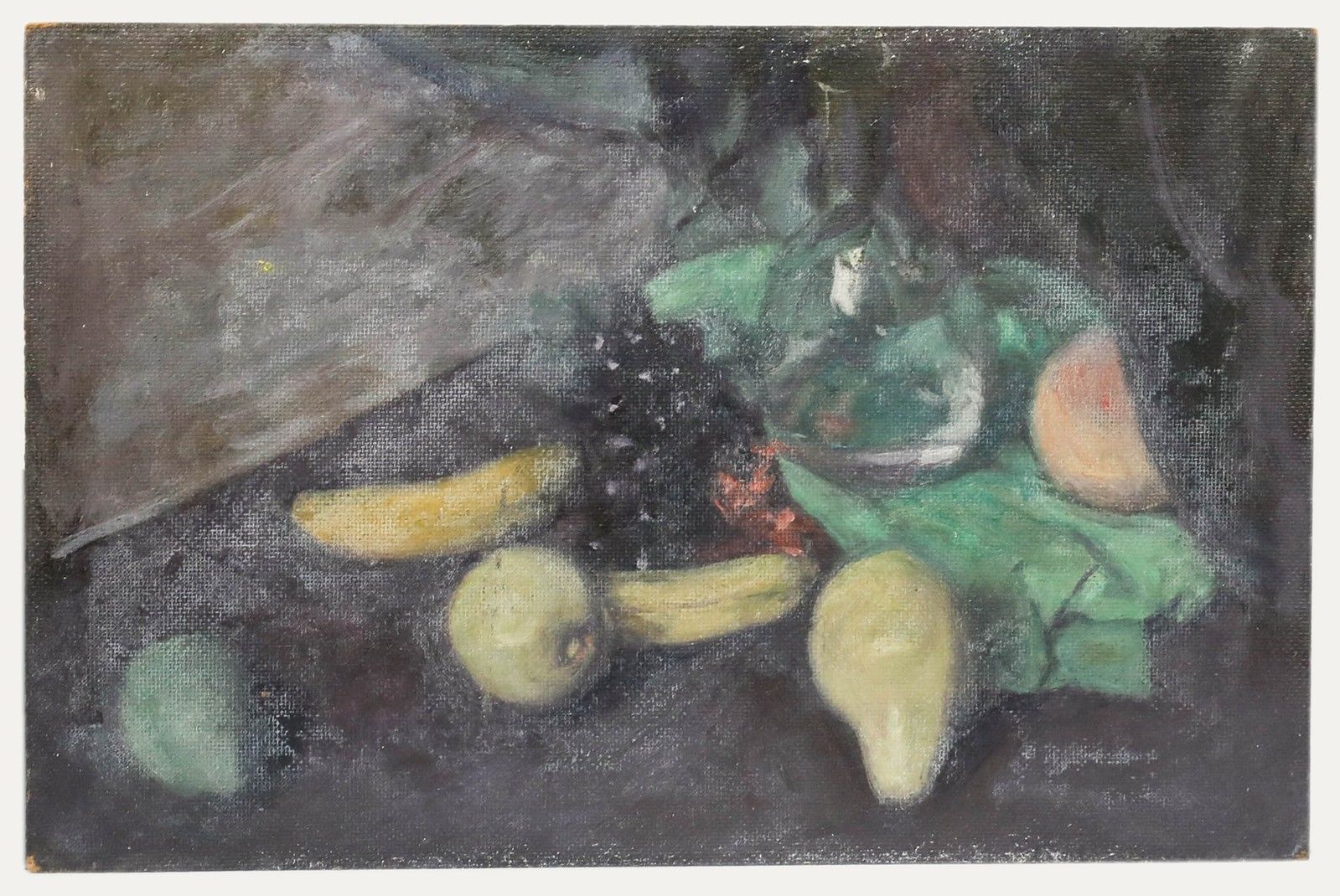 George Weissbort (1928 2013) 20th Century Oil, Still Life Of Fruit photo furniture
