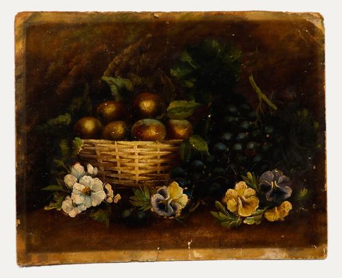 Follower Of Evelyn Chester (1875 1929) For Restoration Oil, Fruit In A Basket photo furniture