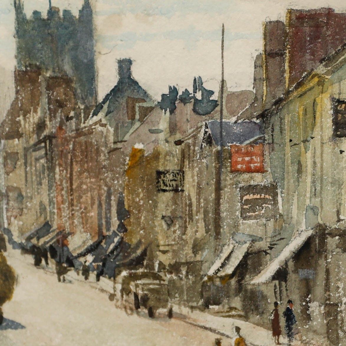 Alfred Henry Hart (1866 1953) 1931 Watercolour, Dorchester photo vinterior