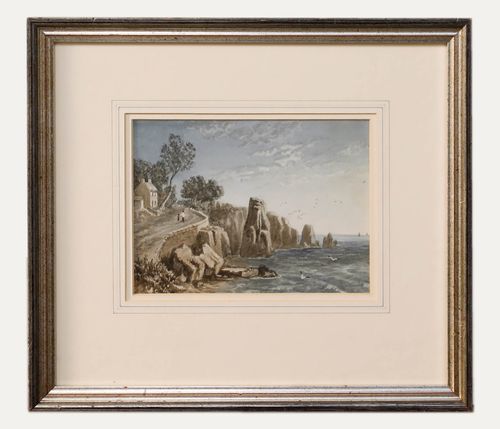Hazel Carter Framed 20th Century Watercolour, View Of Mount Burnett
