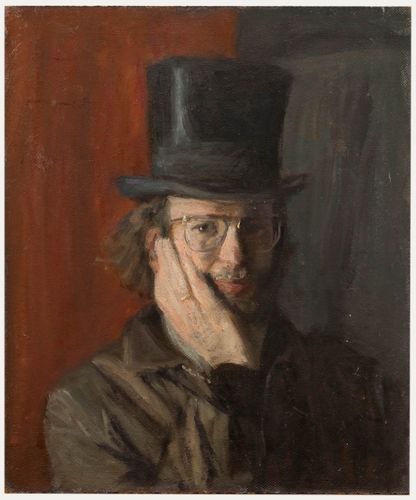 George Weissbort (1928 2013) Mid 20th Century Oil, Self Portrait