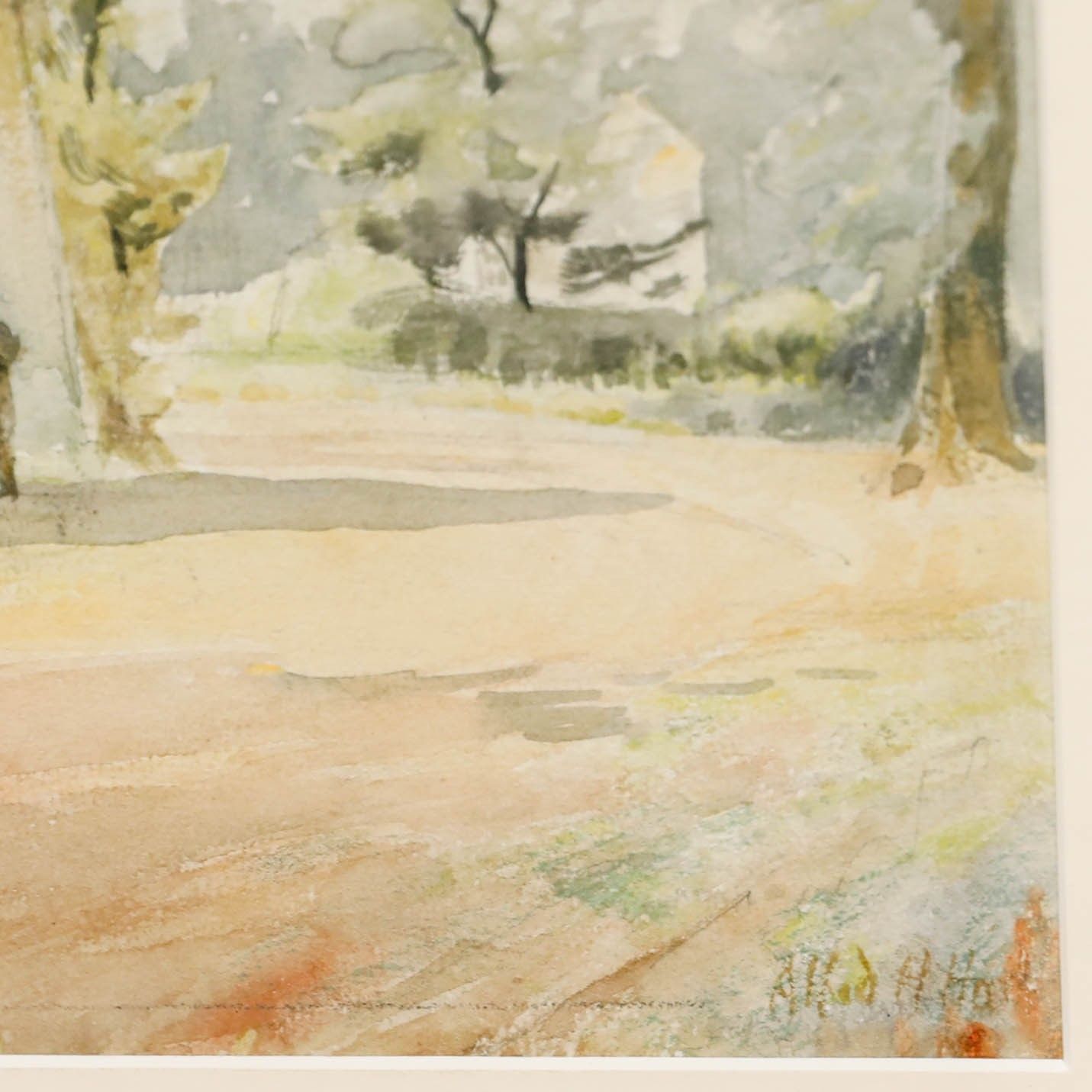 Alfred Henry Hart (1866 1953) Framed Watercolour, Admiring Old Temple Bar photo vinterior