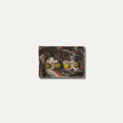 George Weissbort (1928 2013) 20th Century Oil, Four Apples & A Tankard photo 294.0