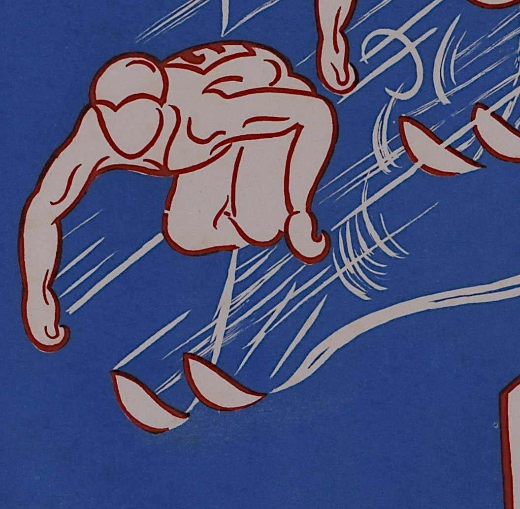 'Join The Oxford University Ski Club', 1934/35 Varsity Poster By James Riddell photo furniture