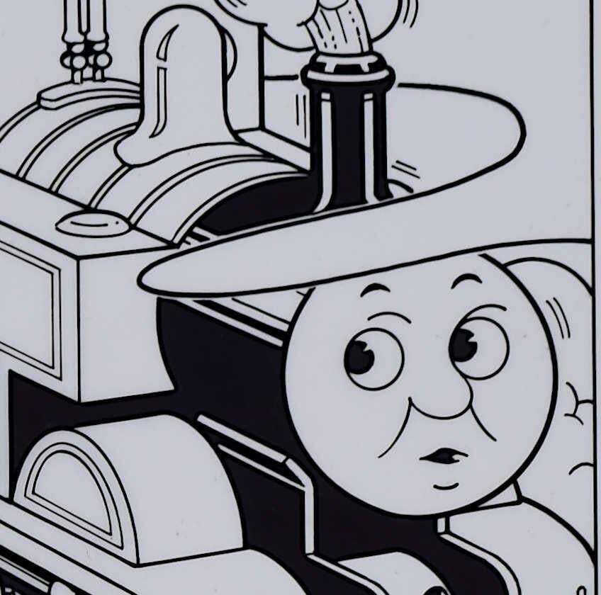 Thomas The Tank Engine, 'Seeing Signals', Original Ink On Cell Illustrations, C.1995 photo furniture