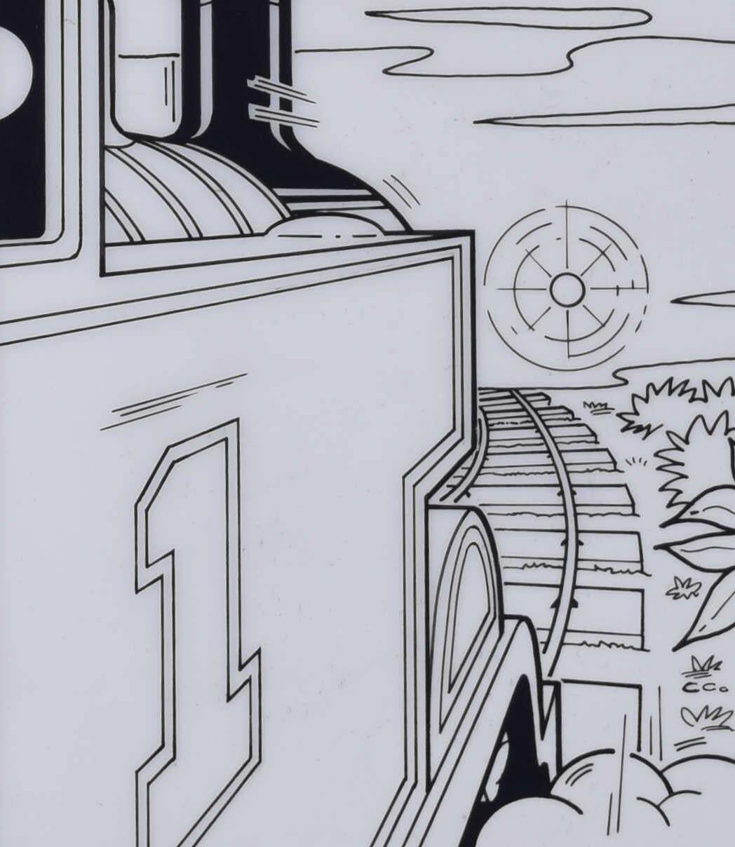 Thomas The Tank Engine, 'Signal To Stop!', Original Ink On Cell Illustrations, C.1995 photo 285.0