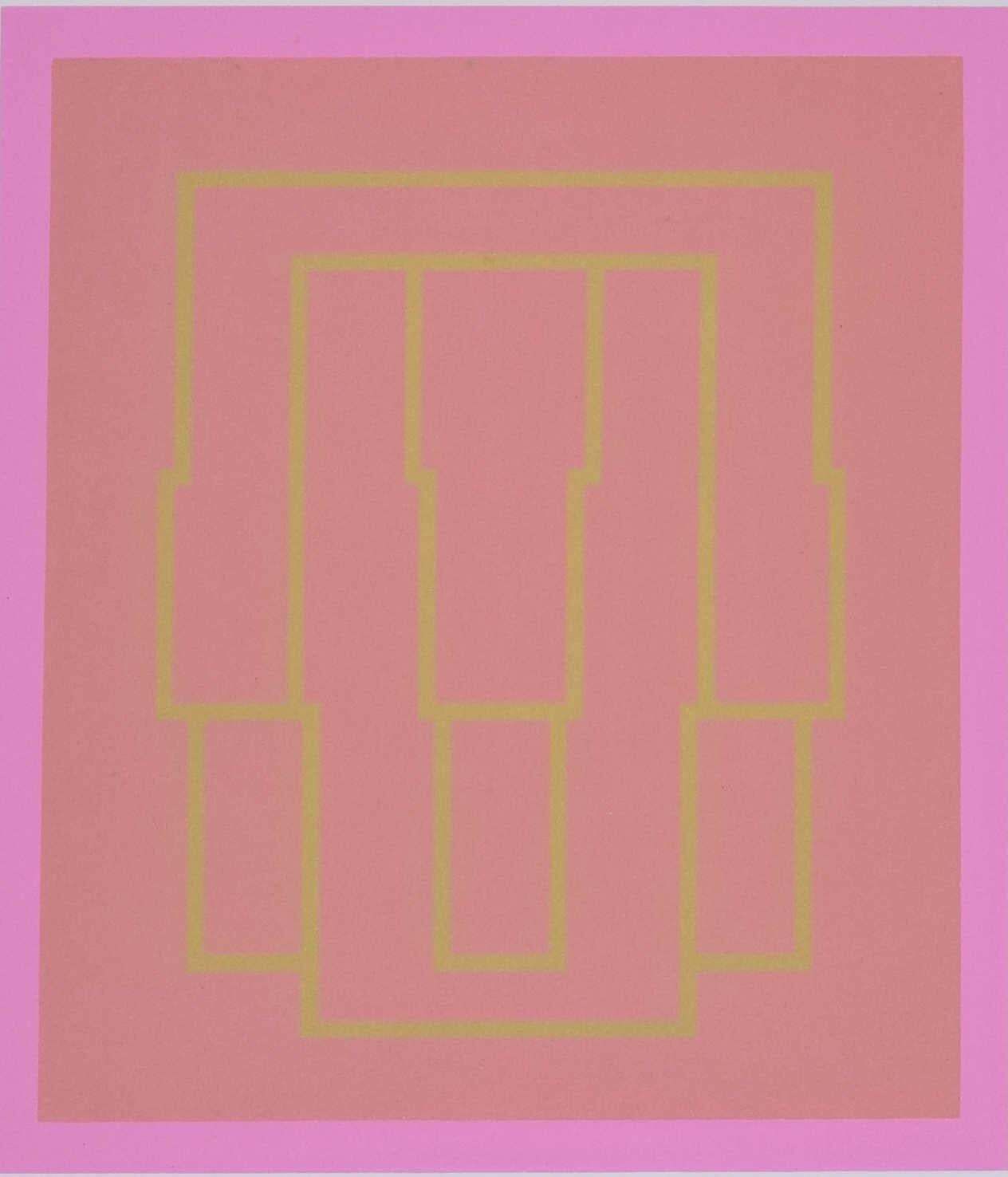 Portrait Series A (5), Screenprint By Robyn Denny, 1973 photo furniture