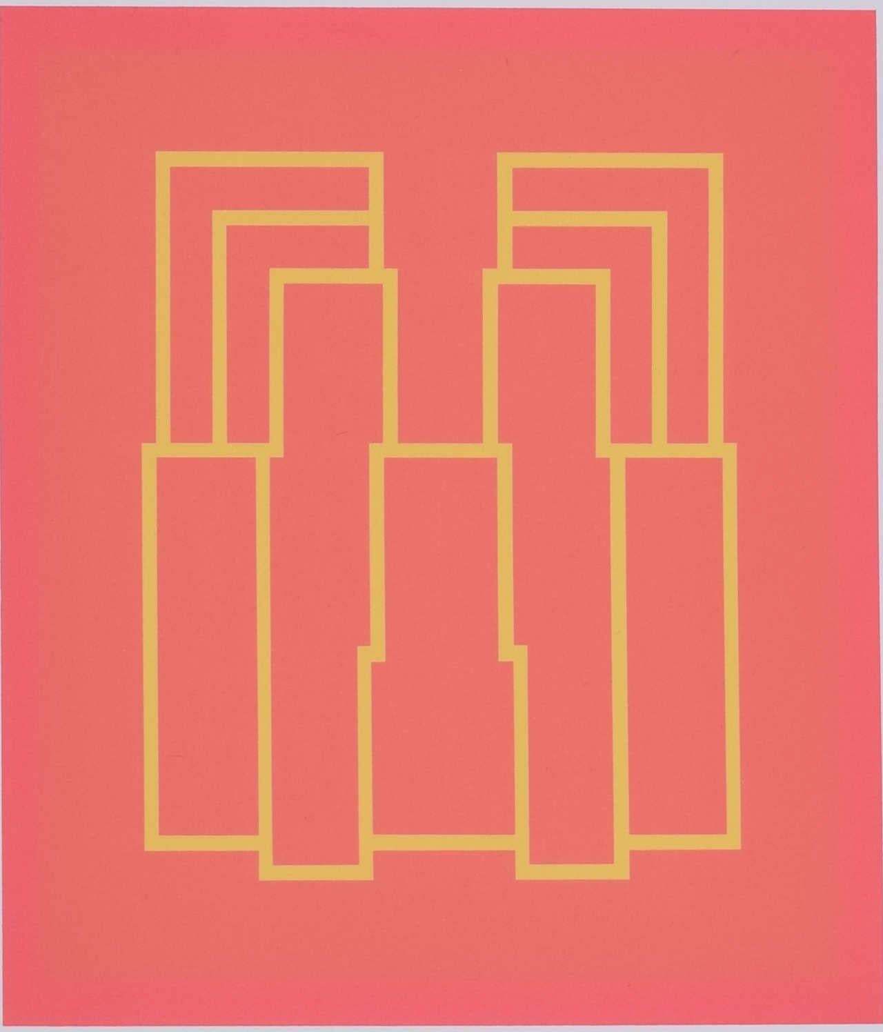 Portrait Series A (1), Screenprint By Robyn Denny, 1973 photo furniture