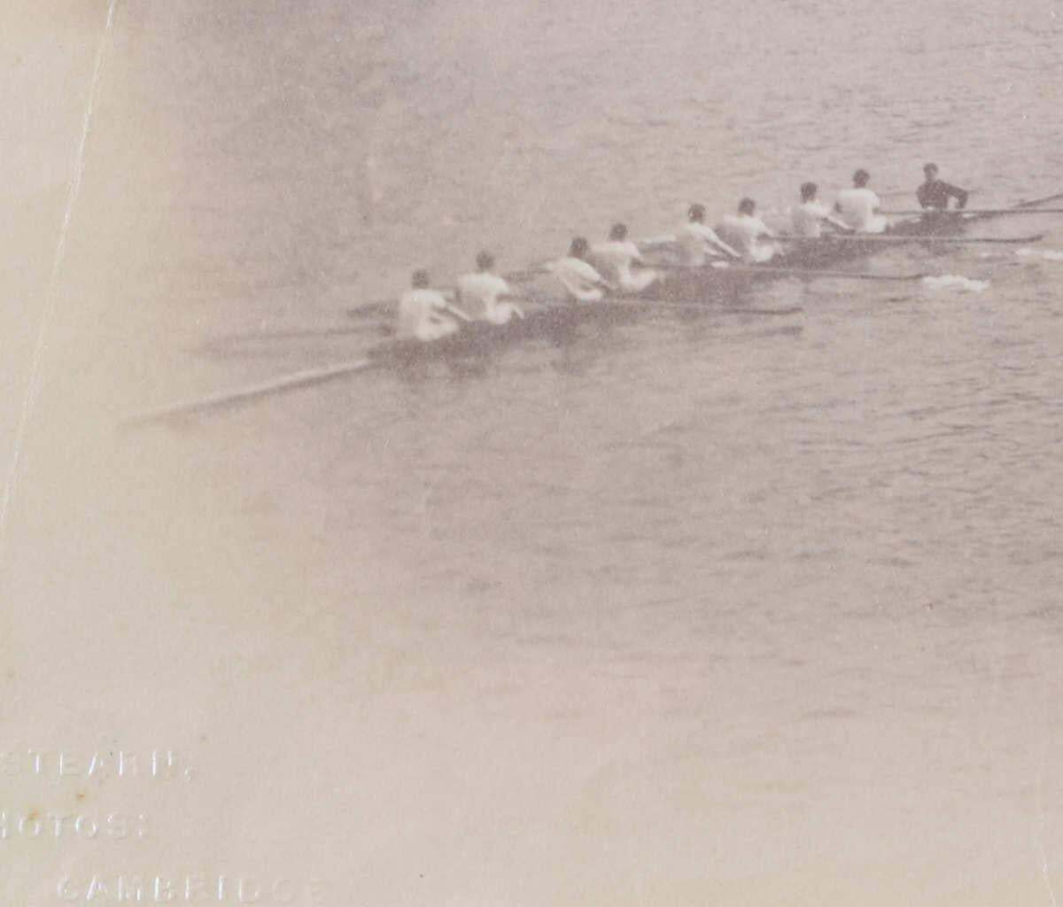 The Boat Race At Hammersmith, 1912, Original Vintage Albumen Print, 1912 photo furniture