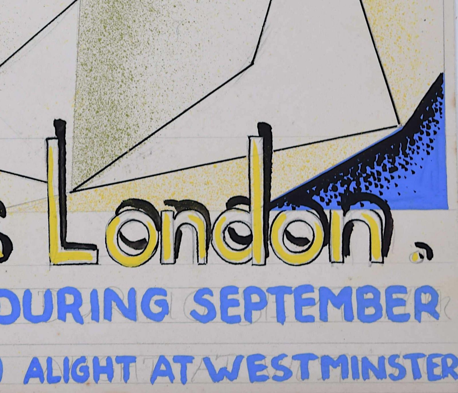 The Jewel That Is London, 1930s Art Deco Poster Design By A. E. Halliwell photo 2925.0