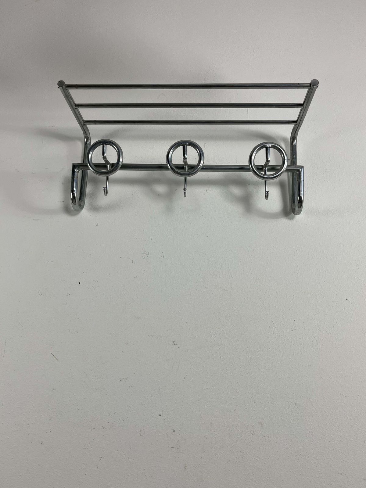 Mid Century French Steel Coat Hanger, 1950s photo Furniture