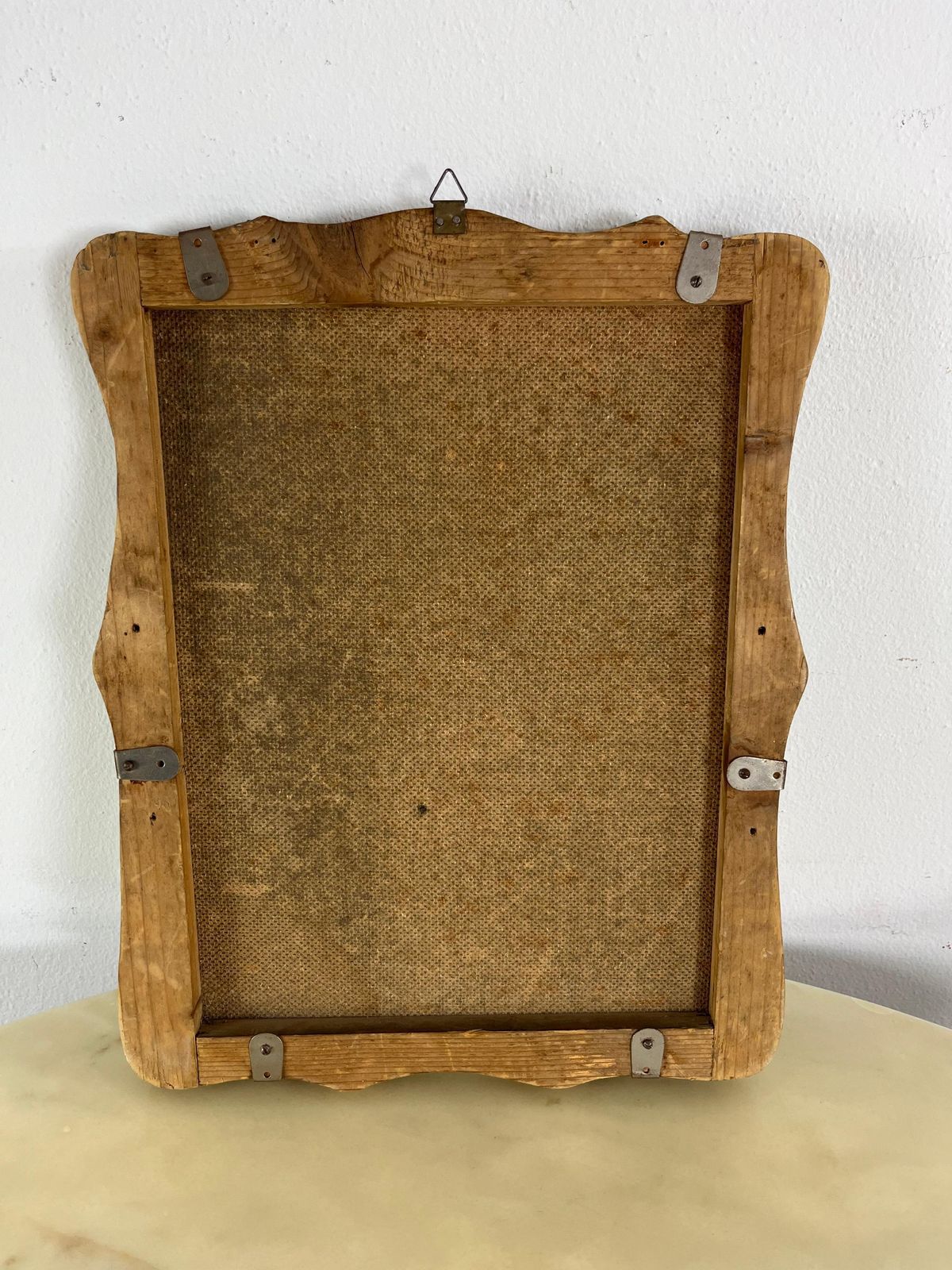 Large Mid Century Murano Glass Wall Photo Holder, 1950s photo vinterior
