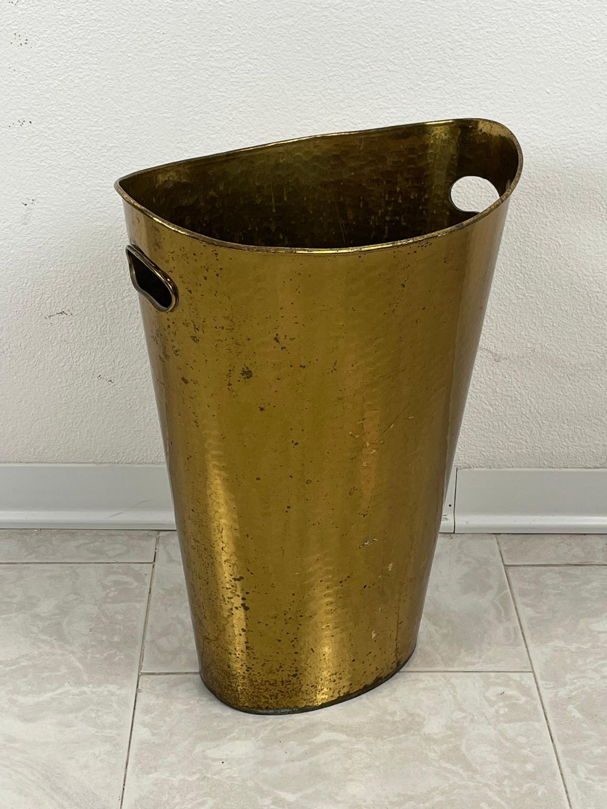 Brass Umbrella Stand, Italy, 1980s photo furniture