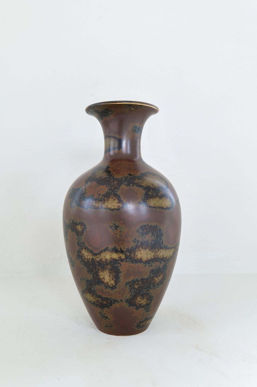 Midcentury Modern Ceramic Floor Vase Rörstrand Gunnar Nylund, Sweden photo vintage