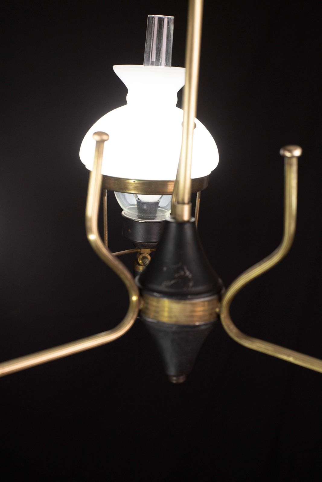 photo furniture Italian Mid Century Chandelier By Stilnovo, 1960s