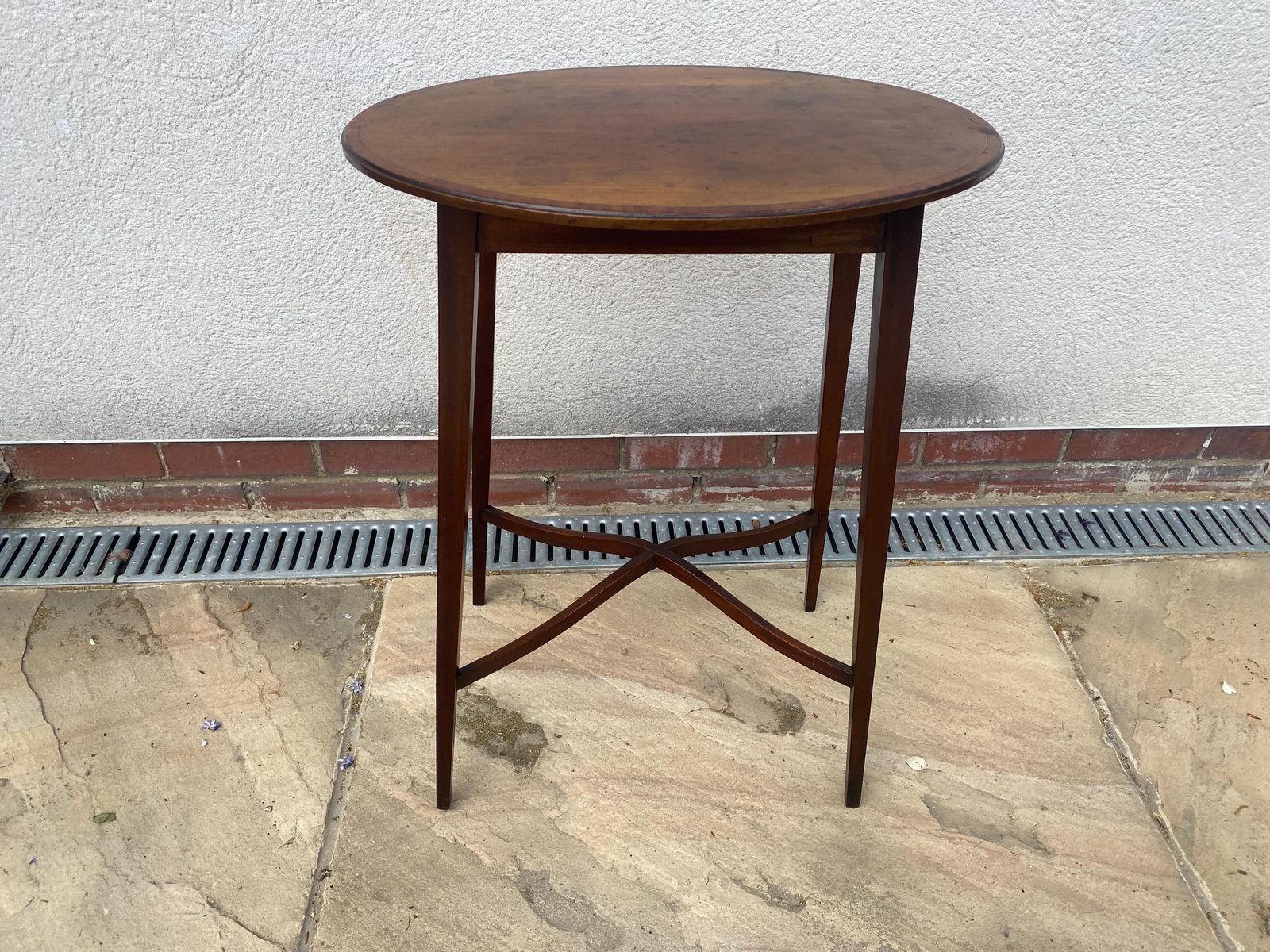 Antique Edwardian Hall Table / End Table / Side Table / Lamp Table / Plant Stand photo furniture