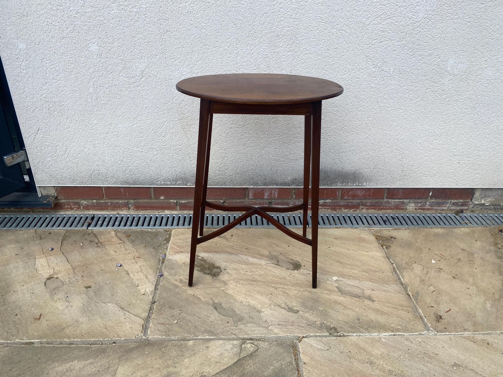 Antique Edwardian Hall Table / End Table / Side Table / Lamp Table / Plant Stand photo vintage