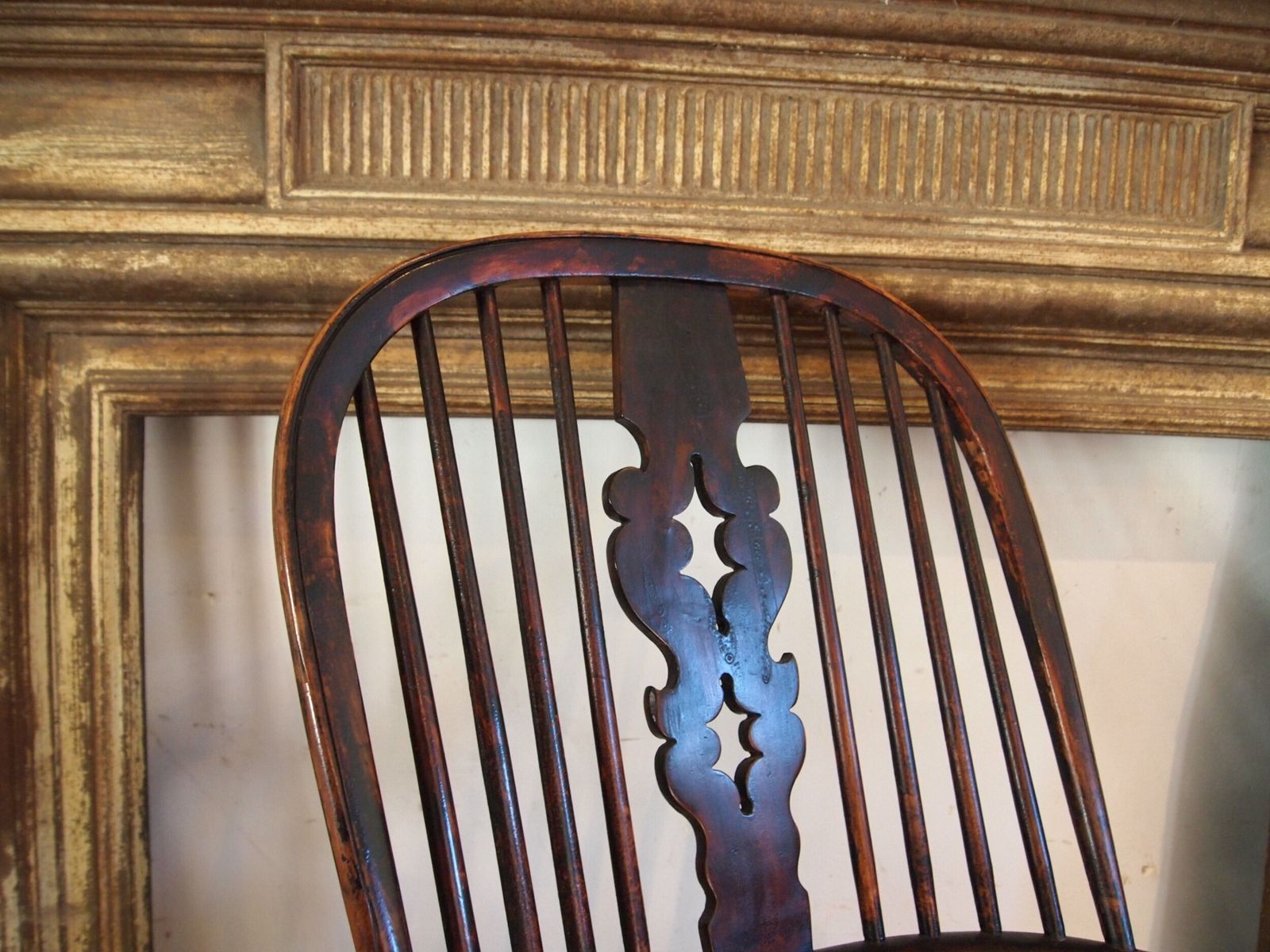 Furniture Chair Stunning Victorian Windsor Armchair Yew & Elm C1840 photo