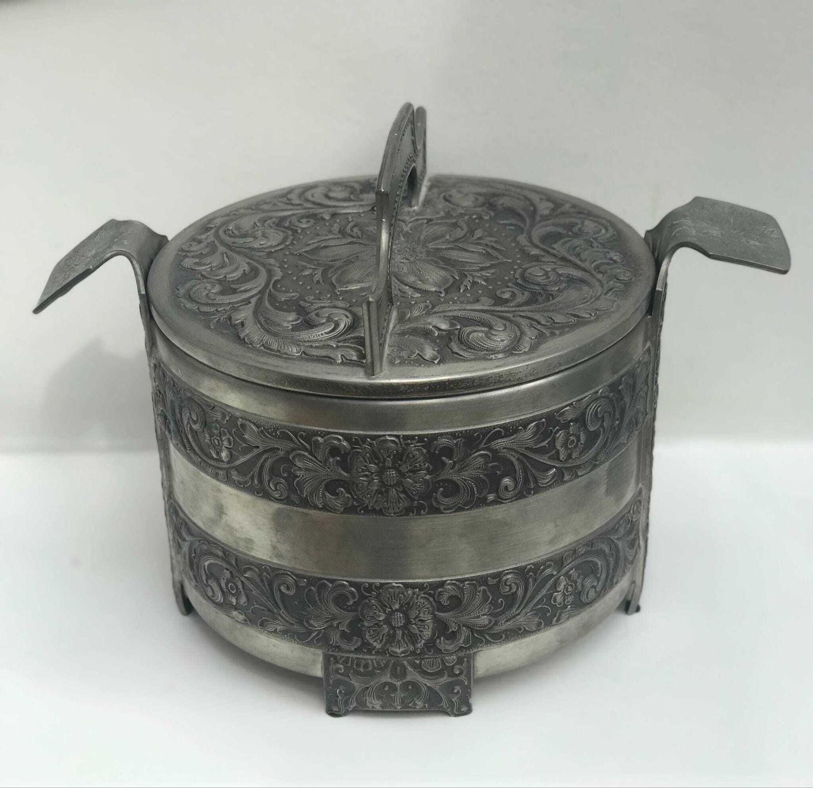 Pan Norwegian Pewter Pot With Lid Signed Eik Norway Herdet Tinn 1970 Viking Style Kitchen Decor Scandinavian Craftsmanship Collectible Gift photo 400.0