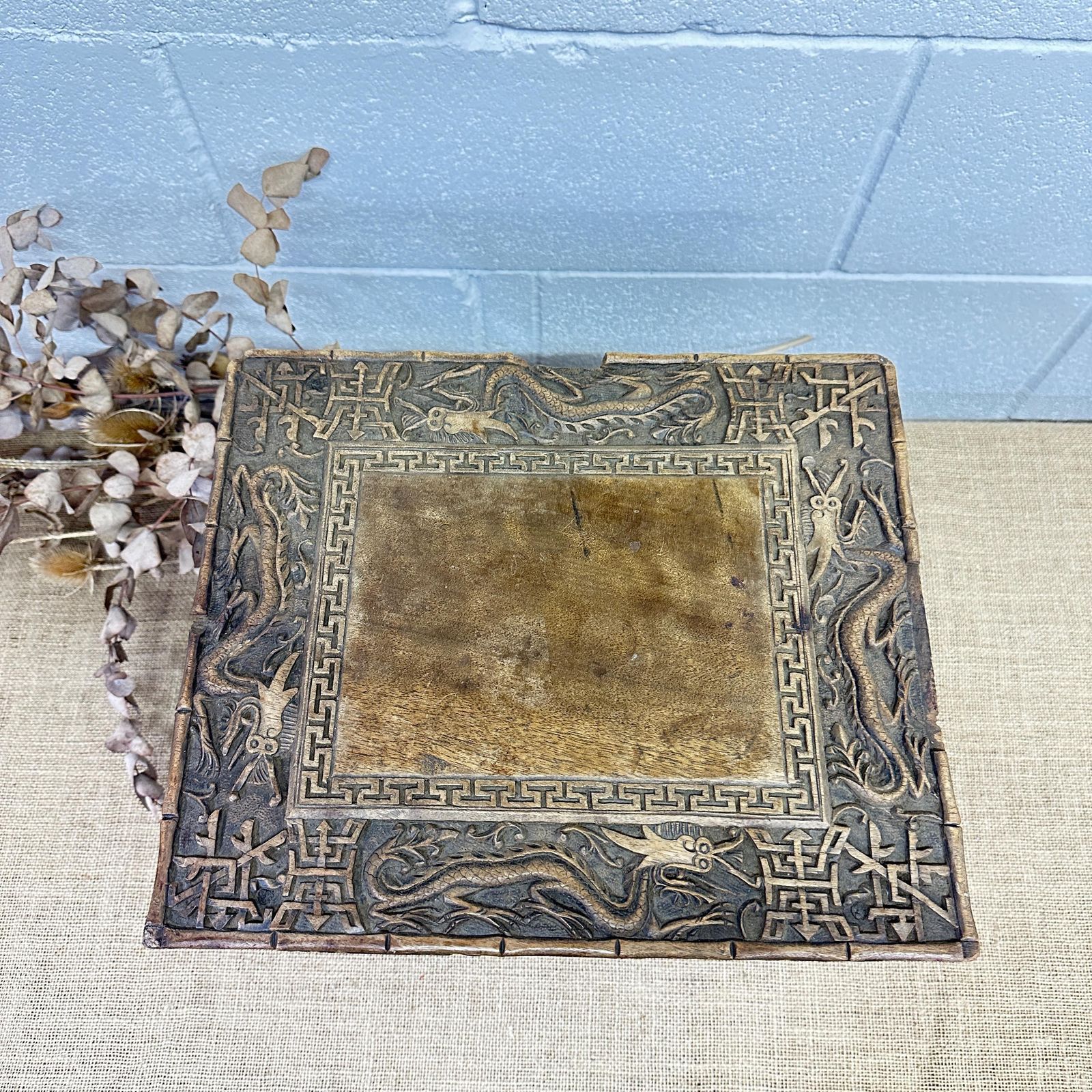 Chinese Antique Hardwood Scribe Campaign Travelling Table photo Furniture