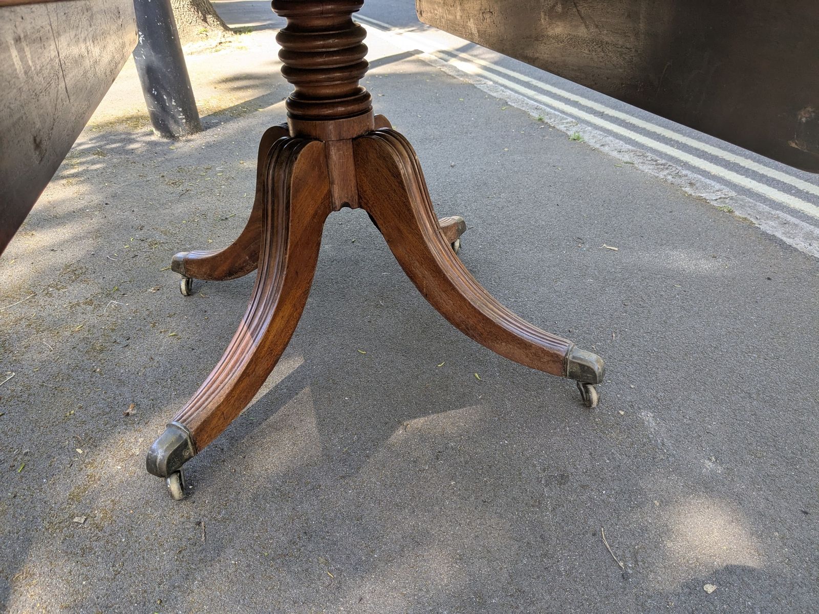 Regency Mahogany Pembroke Drop Leaf Table photo 135.0