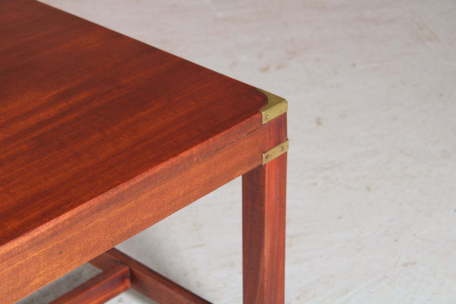 Mid Century Military Campaign Style Coffee Table By Kennedy Furniture For Harrods, Circa 1950s photo vinterior