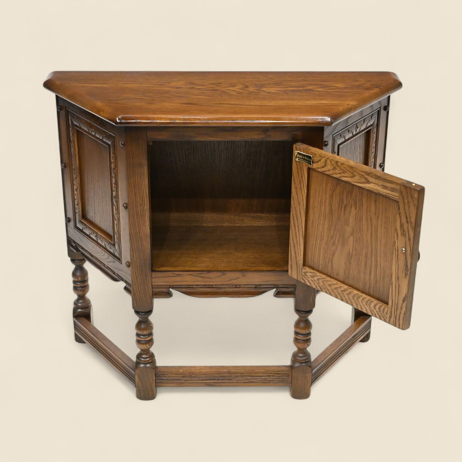 photo for sale Old Charm Canted Table Light Oak Finish #1434 Free Uk Delivery*