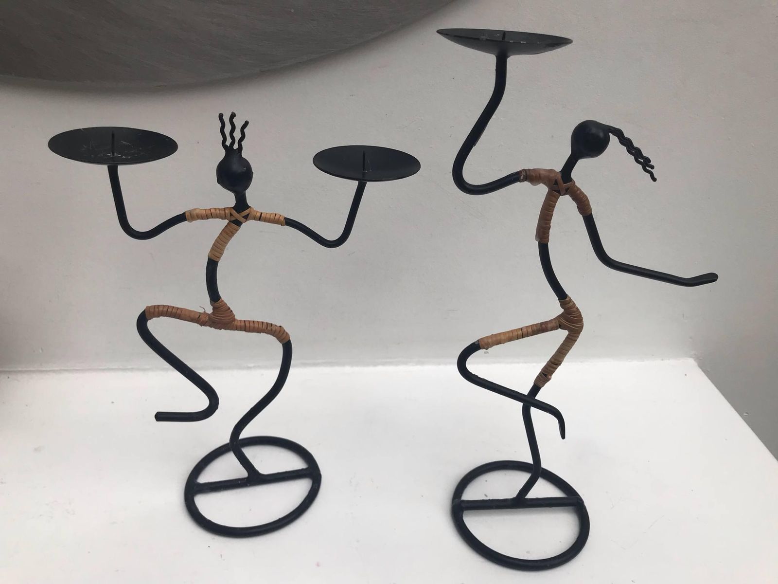Candle Holder Set Mid Century Danish Black String Iron Candleholder By Laurids Lønborg For Lønborg, 1960s Scandinavian Design Table Decor photo furniture