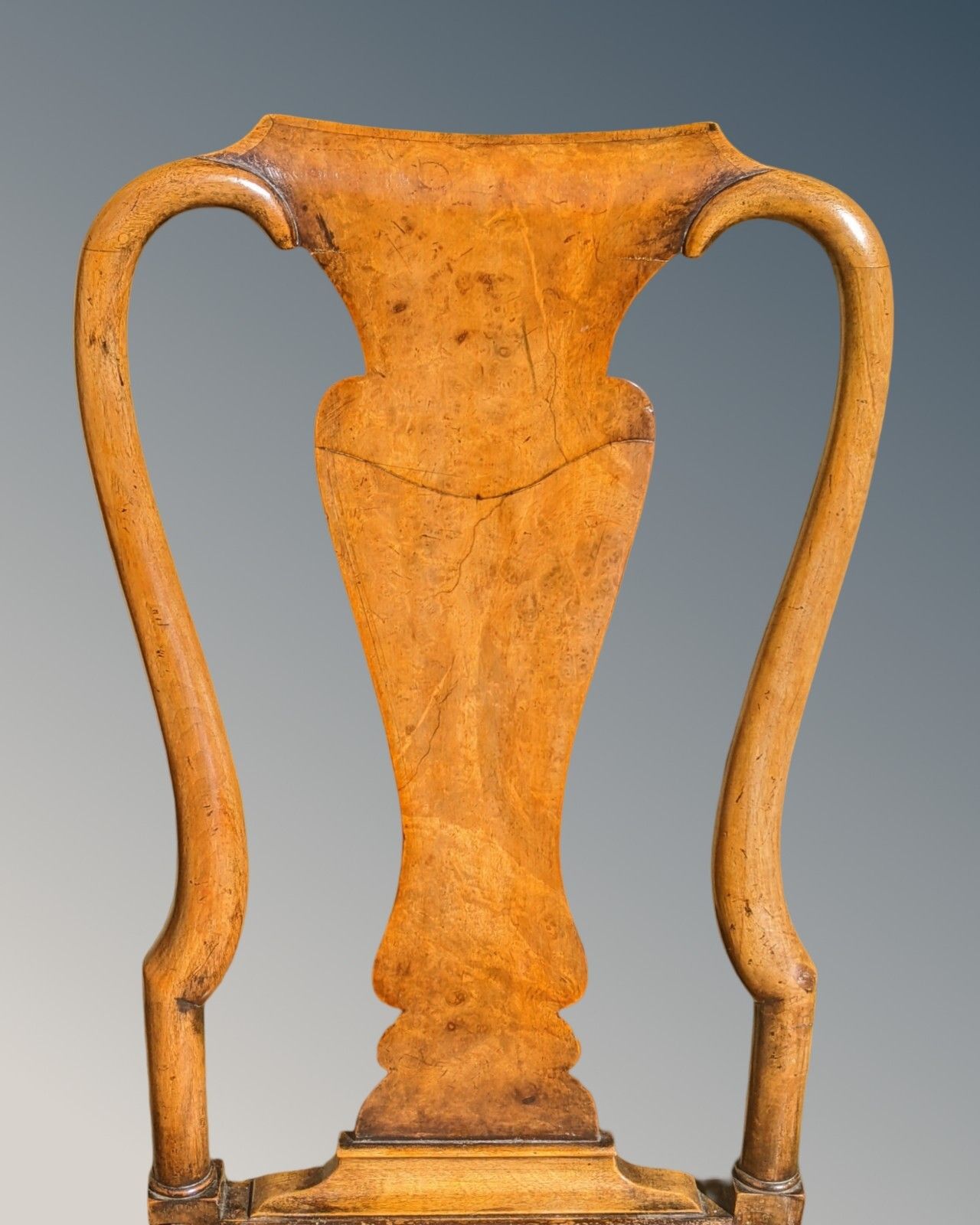 Fine Pair Of Queen Anne Walnut Chairs By Charles Tozer photo vinterior