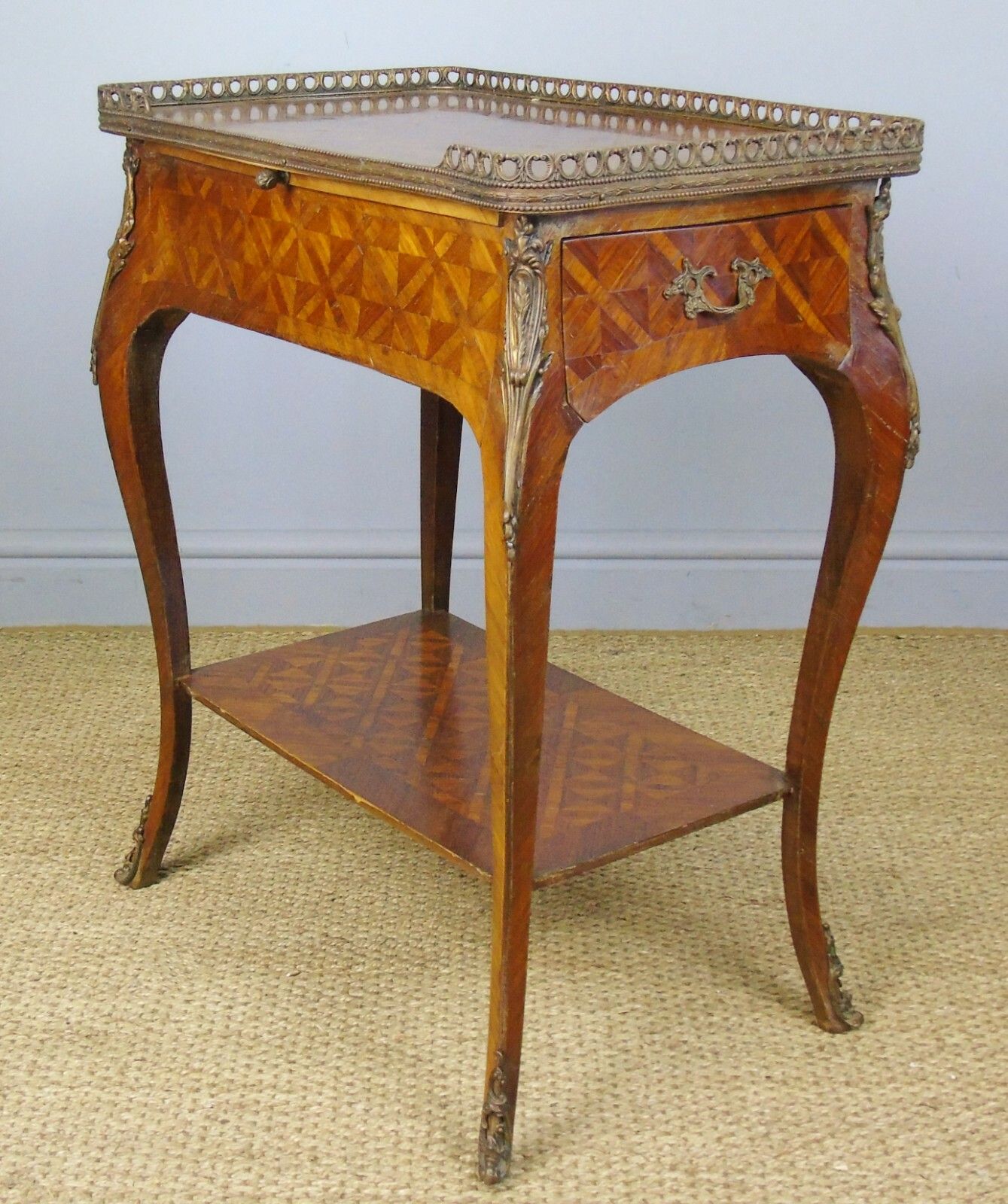 Beautiful 19th Century French Parquetry Table