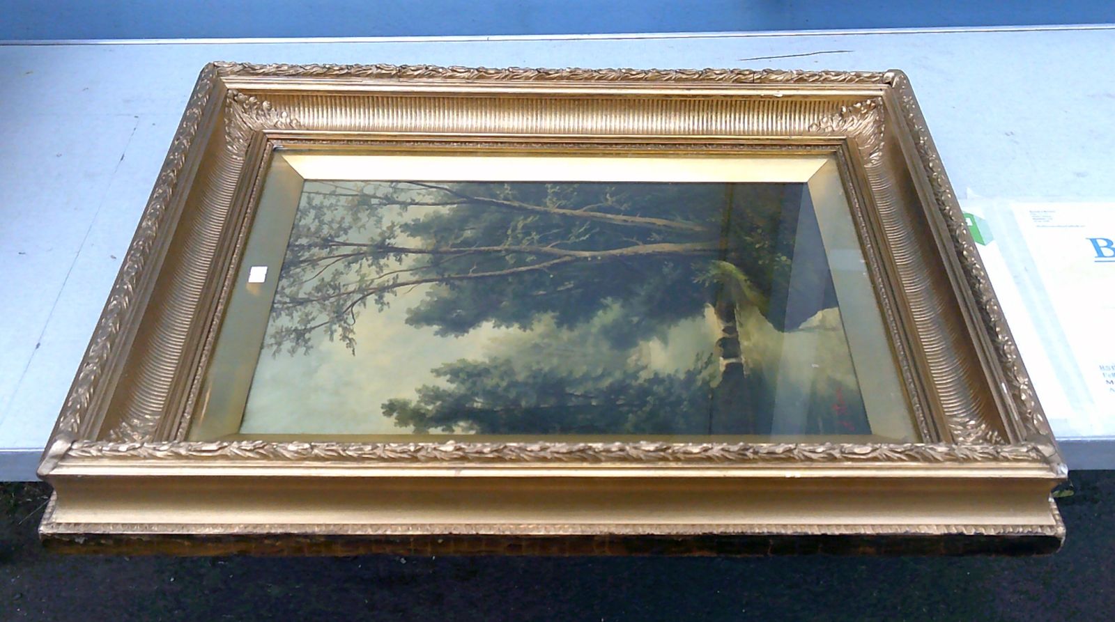 Oil On Canvas; Amy Stone C 1910 Period Framed Ormolu Gesso Ref 5192 photo for sale