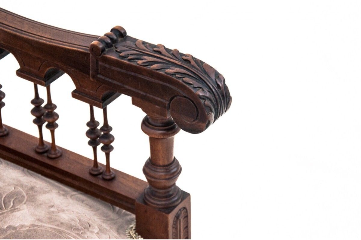 Antique Stool Seat, France, Around 1900. After Renovation. photo buy