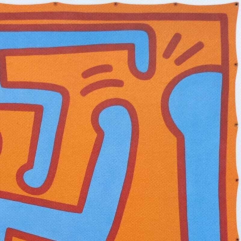 1990s  Gorgeous Keith Haring Limited Edition Lithograph photo Art