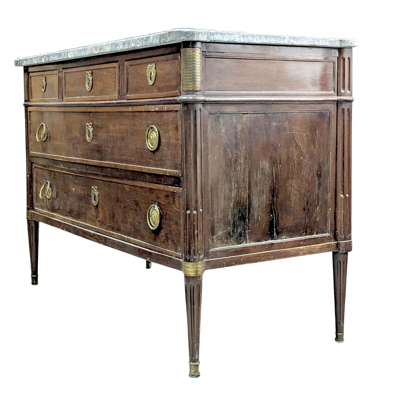 Louis XVI Mahogany Chest Of Drawers, 18th Century photo furniture